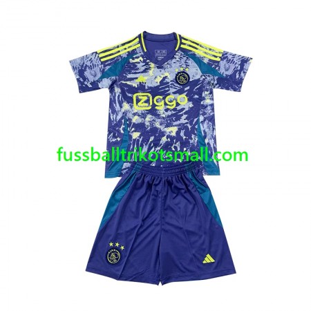 Fußballtrikots Ajax Amsterdam Kinder 2024-2025 Kurzarm Auswärts-trikot kaufen